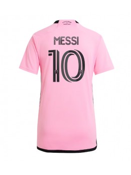 Inter Miami Lionel Messi #10 Replika Hemmakläder Dam 2024-25 Kortärmad